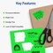 Avery Printable Shipping Labels, 8-1/2" x 11", Neon Green, Laser & Inkjet Compatible, 100 Blank Labels Total (5940)